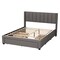 Baxton Studio Coronado MidCentury Modern Transitional Grey Fabric Full Size 3Drawer Storage Platform Bed 224-13082-ZORO - alternate 5